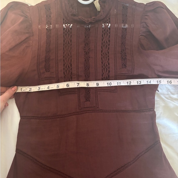 DOEN Dorielle Dress Antique Walnut Size XS - Picture 16 of 16